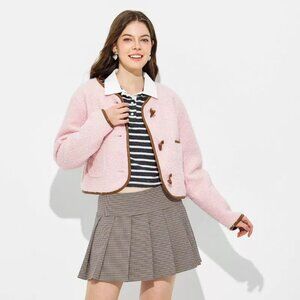 Women's Faux Horn Toggle Fleece Jacket - Wild Fable™